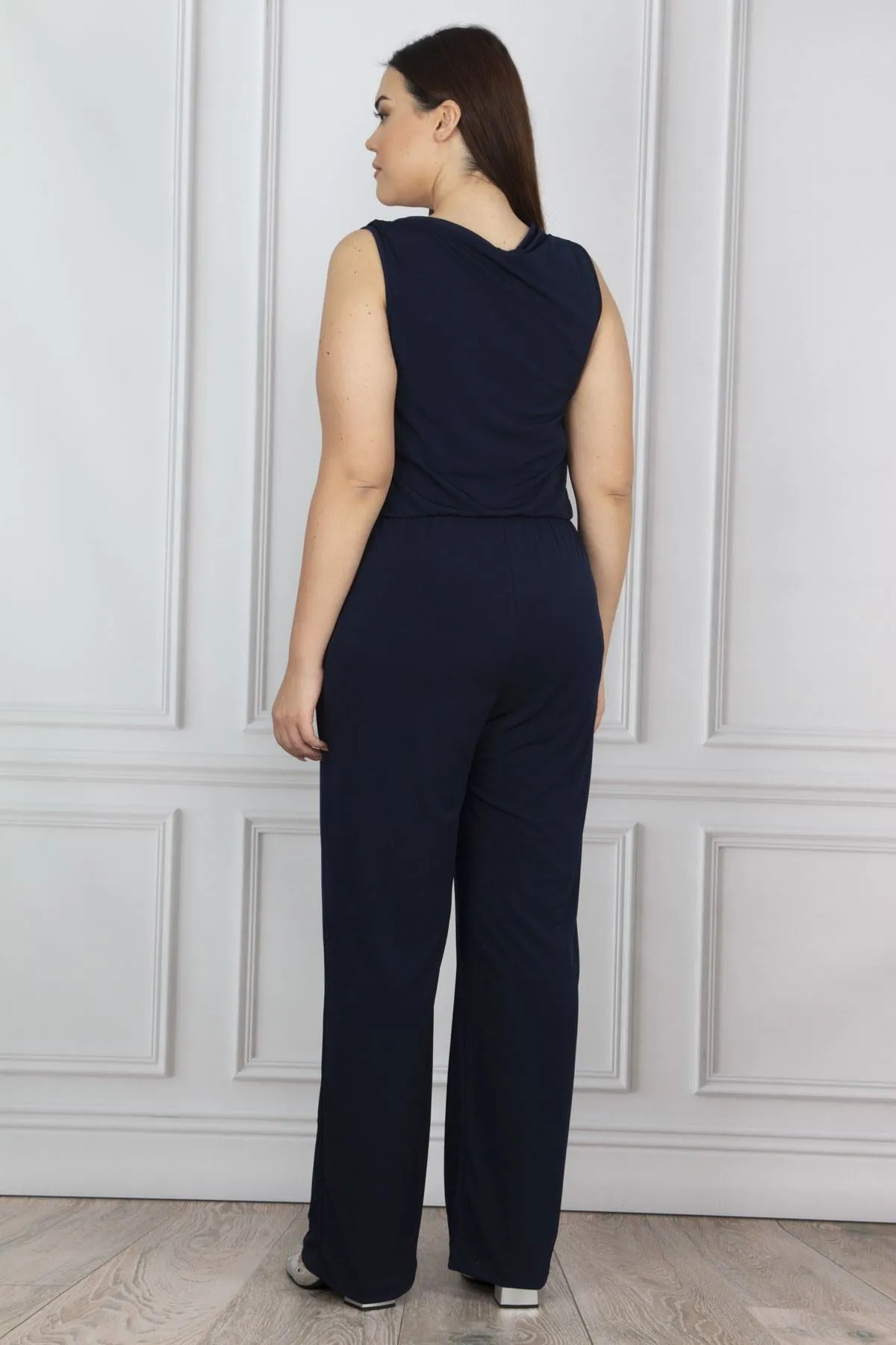 16147 Sequin Detail Knitted Jumpsuit