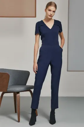 16223 Navy Blue Jumpsuit
