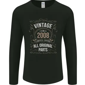 16th Birthday Limited Edition 2008 Mens Long Sleeve T-Shirt