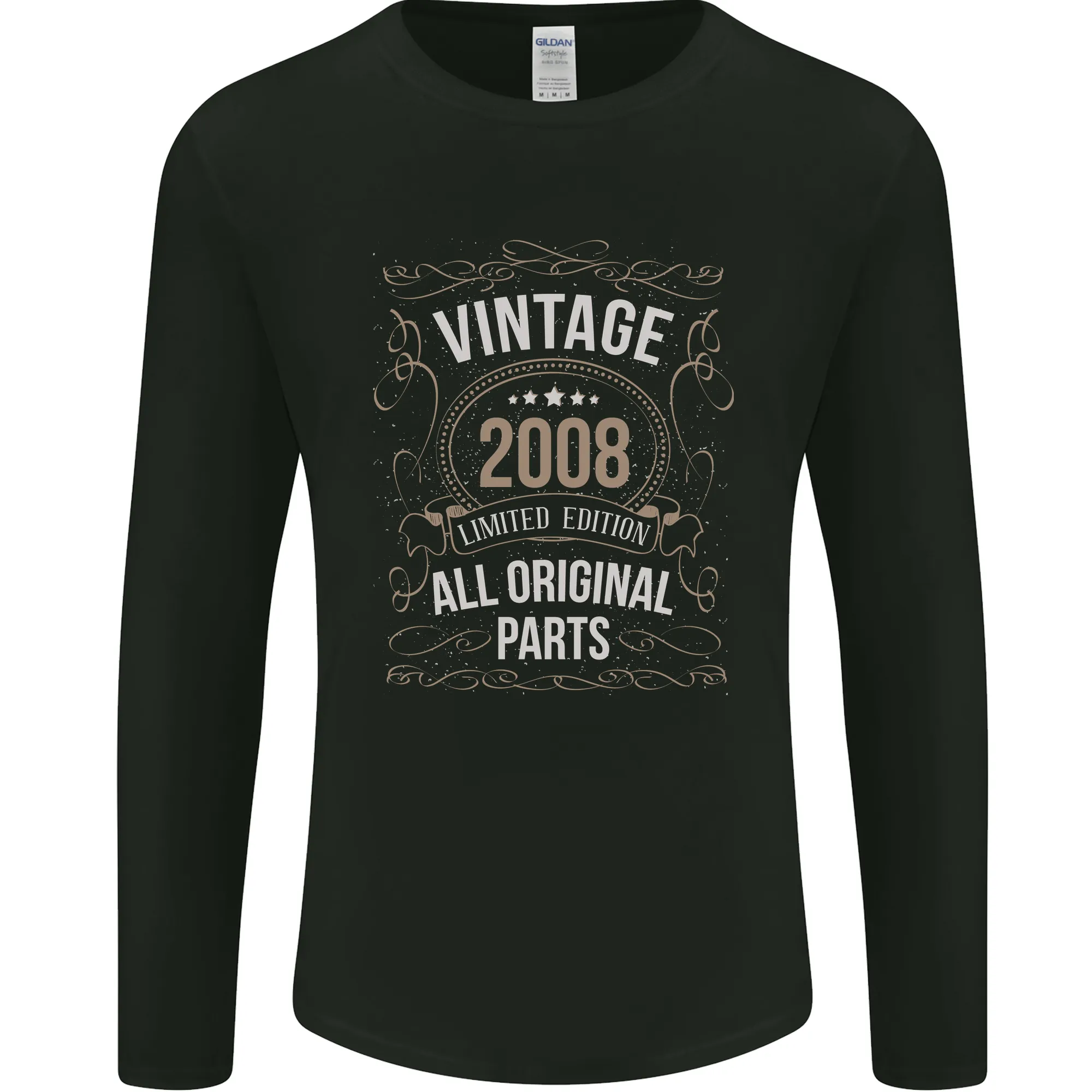 16th Birthday Limited Edition 2008 Mens Long Sleeve T-Shirt