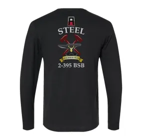 2-395th Steel "Vigilans Et Celer" Long Sleeve PT T-Shirt