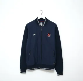 2010's PSG Vintage Nike Football Bomber Jacket Track Top (L)