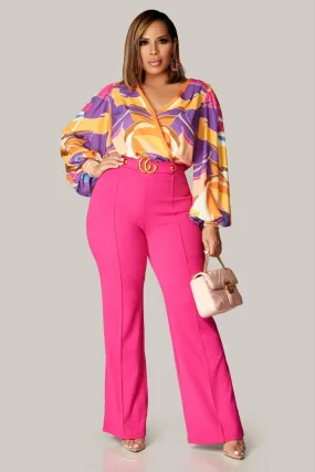 Abigail Puff Sleeves Bodysuit