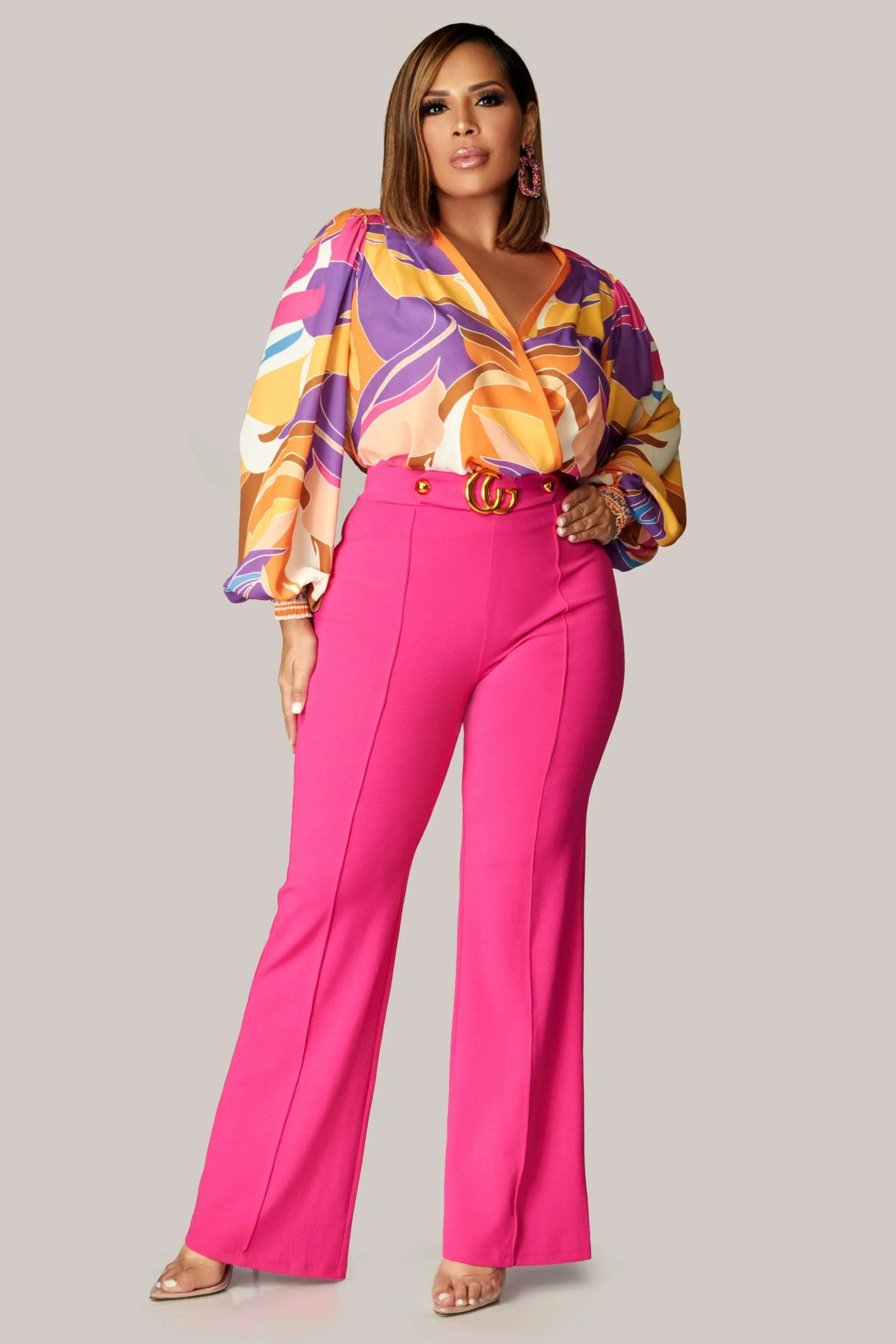 Abigail Puff Sleeves Bodysuit