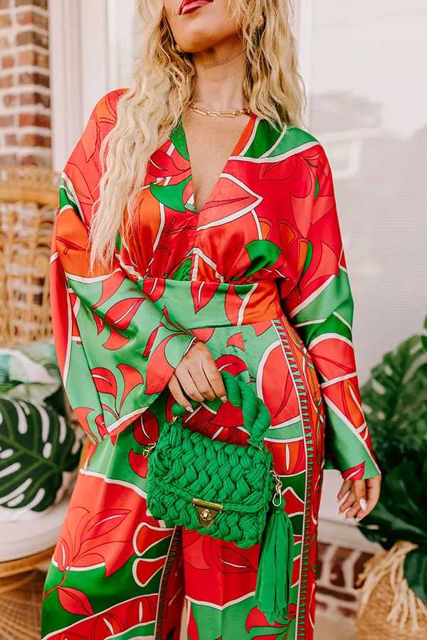 Antigua Bound Satin Jumpsuit Curves