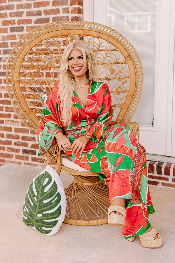 Antigua Bound Satin Jumpsuit Curves