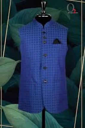 AOP Blue CLASSIC VEST