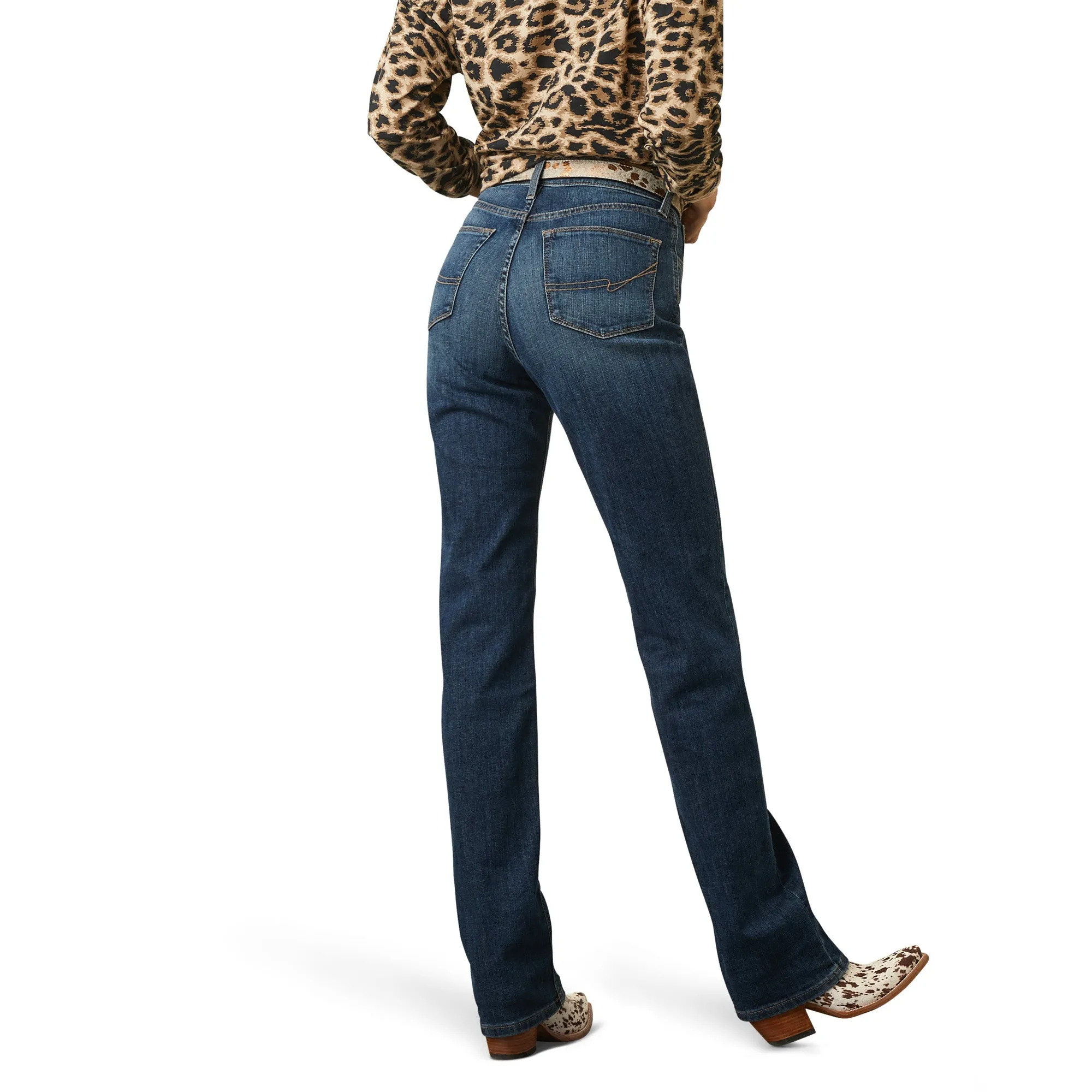Ariat Women High Rise Ultra Relaxed Frankie Straight Jean