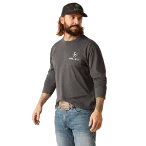 AriatMen's Wooden Flag T-Shirt