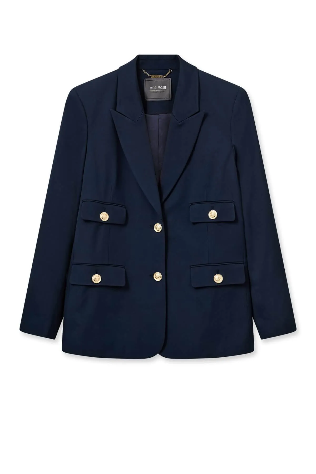 AURA CELLO BLAZER SALUTE NAVY