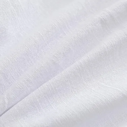 Baby Short Sleeves Woven Poplin White Bodysuit With Bow
