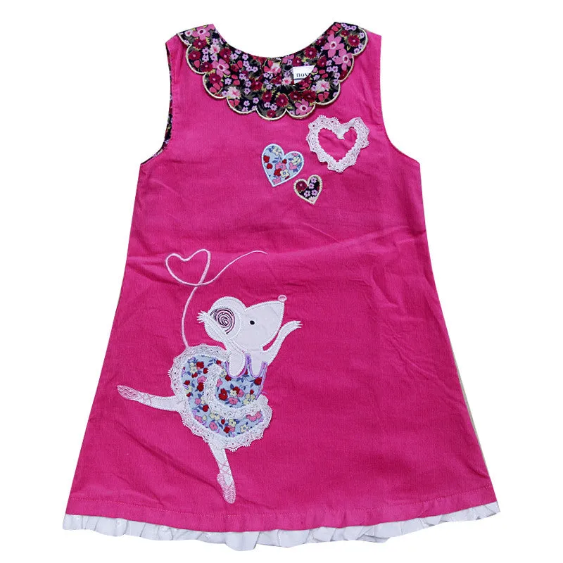 Ballerina Mouse Dress, Size 18M-7Yrs