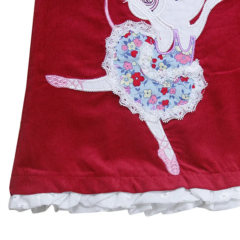 Ballerina Mouse Dress, Size 18M-7Yrs