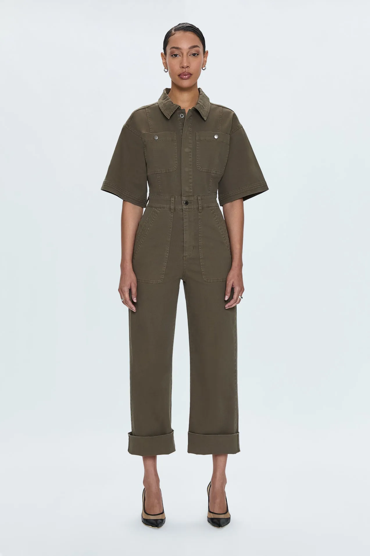 Bernice Jumpsuit - Deep Olive