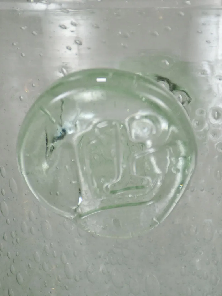 Biot bubble glass champagne bucket - Laurent Perrier