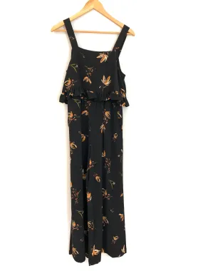 BP Black Floral Jumpsuit- Size XS