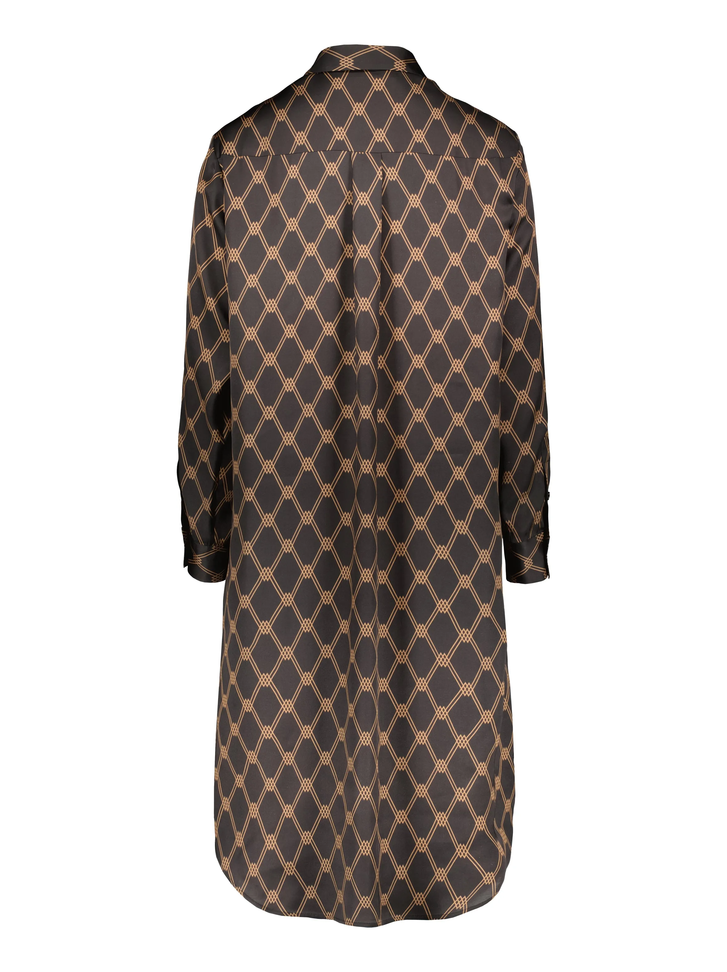BROMLEY LONG SLEEVED SHIRT DRESS  -  Wilow monogram