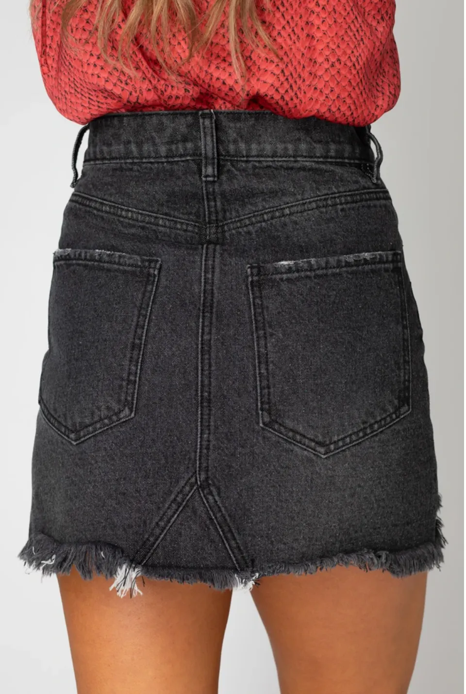 Buddy Love 'Sharon' Skirt in Charcoal