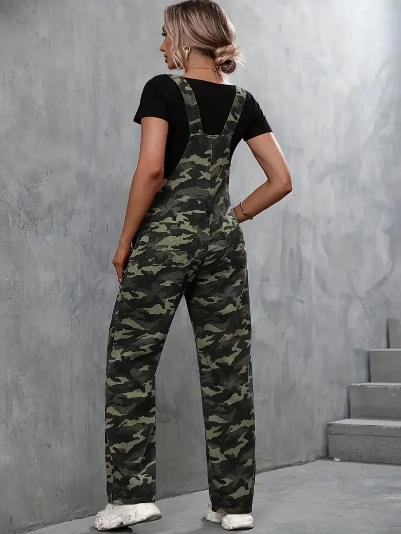 Button Detail Jumpsuit
