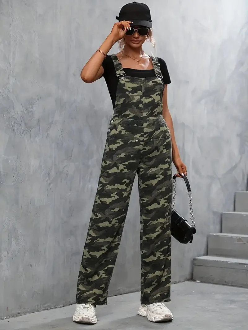 Button Detail Jumpsuit