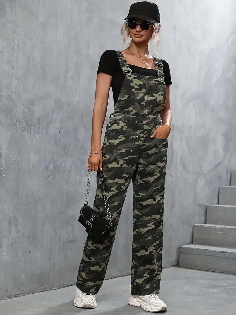 Button Detail Jumpsuit