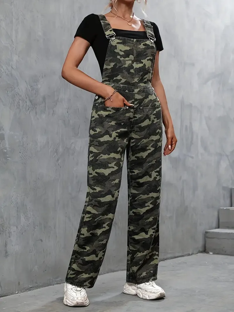 Button Detail Jumpsuit