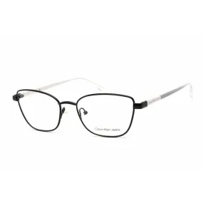Calvin Klein Jeans Women's Eyeglasses - Matte Black Metal Cat Eye Frame | CKJ21224 002