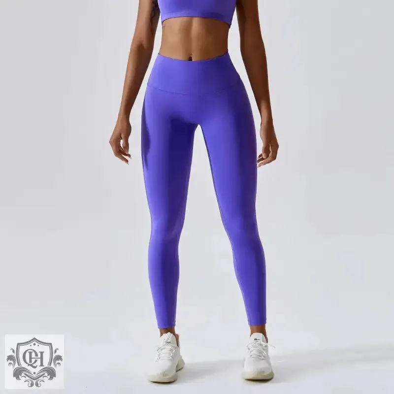 Candy Colour High Waist Yoga Pants