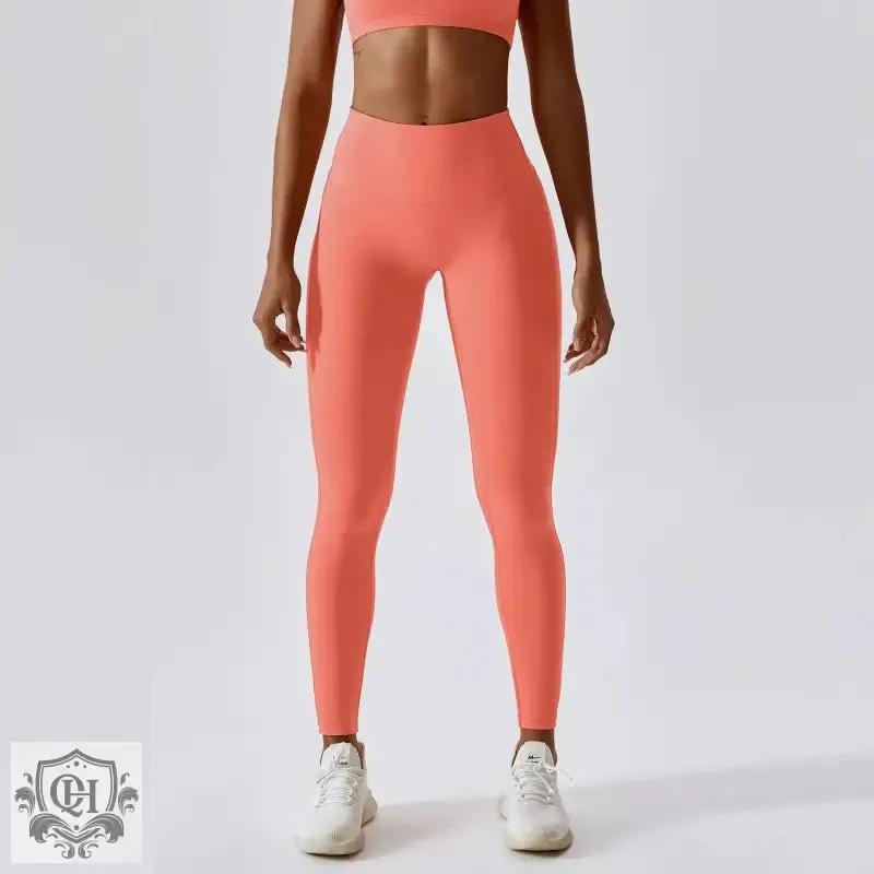 Candy Colour High Waist Yoga Pants