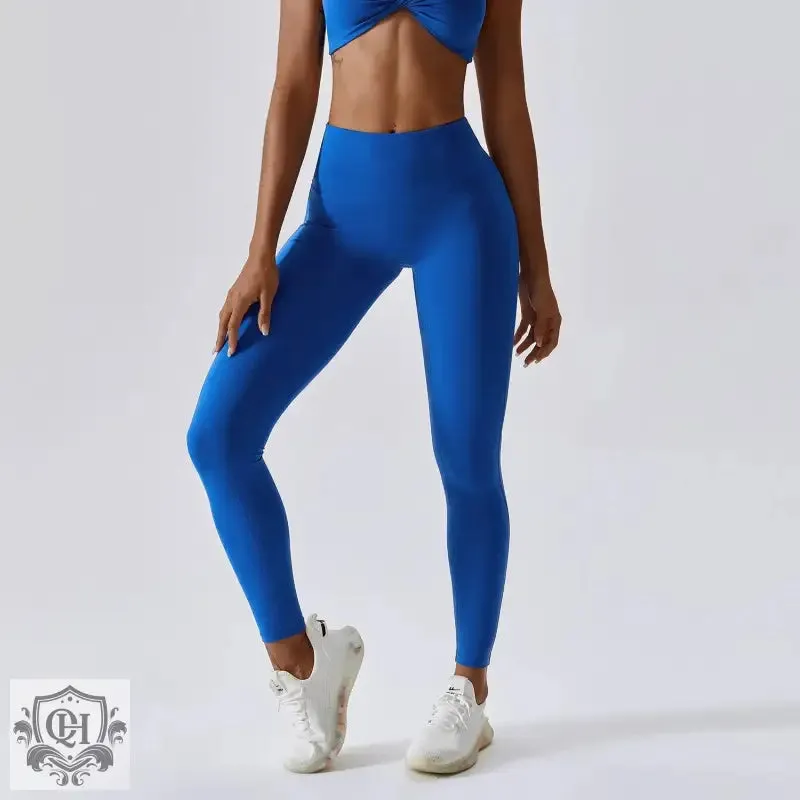 Candy Colour High Waist Yoga Pants