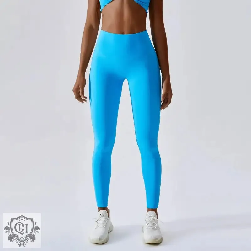 Candy Colour High Waist Yoga Pants