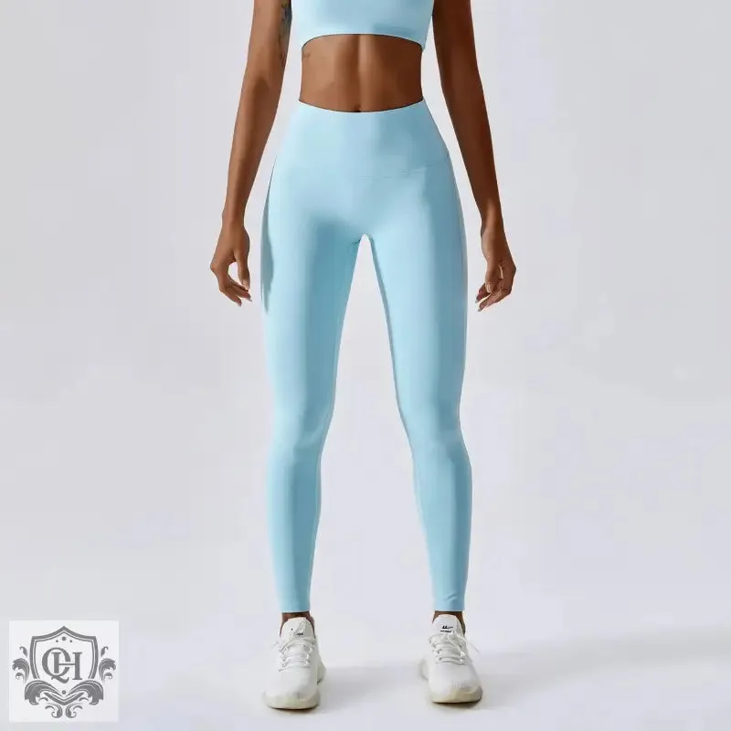 Candy Colour High Waist Yoga Pants
