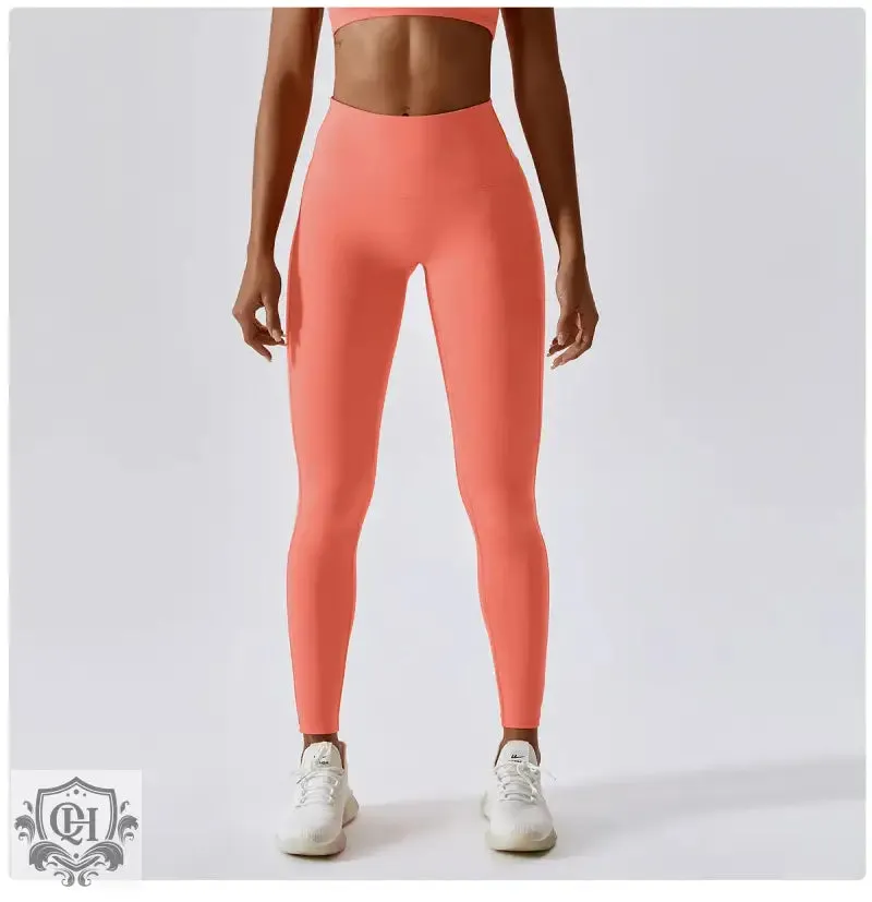 Candy Colour High Waist Yoga Pants