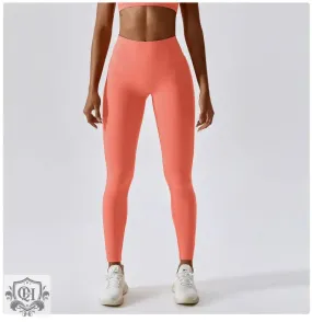 Candy Colour High Waist Yoga Pants