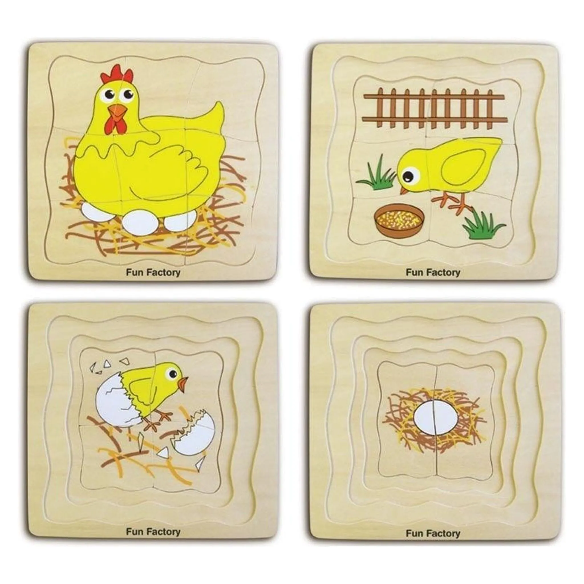 Chicken 4 Layer Puzzle