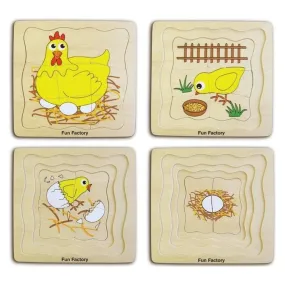Chicken 4 Layer Puzzle