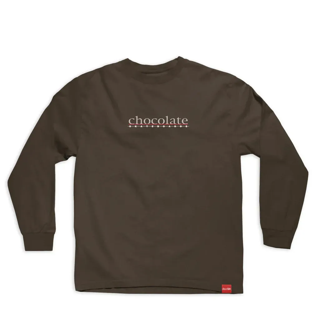 Chocolate Skateboards Bar Logo Long Sleeve T Shirt