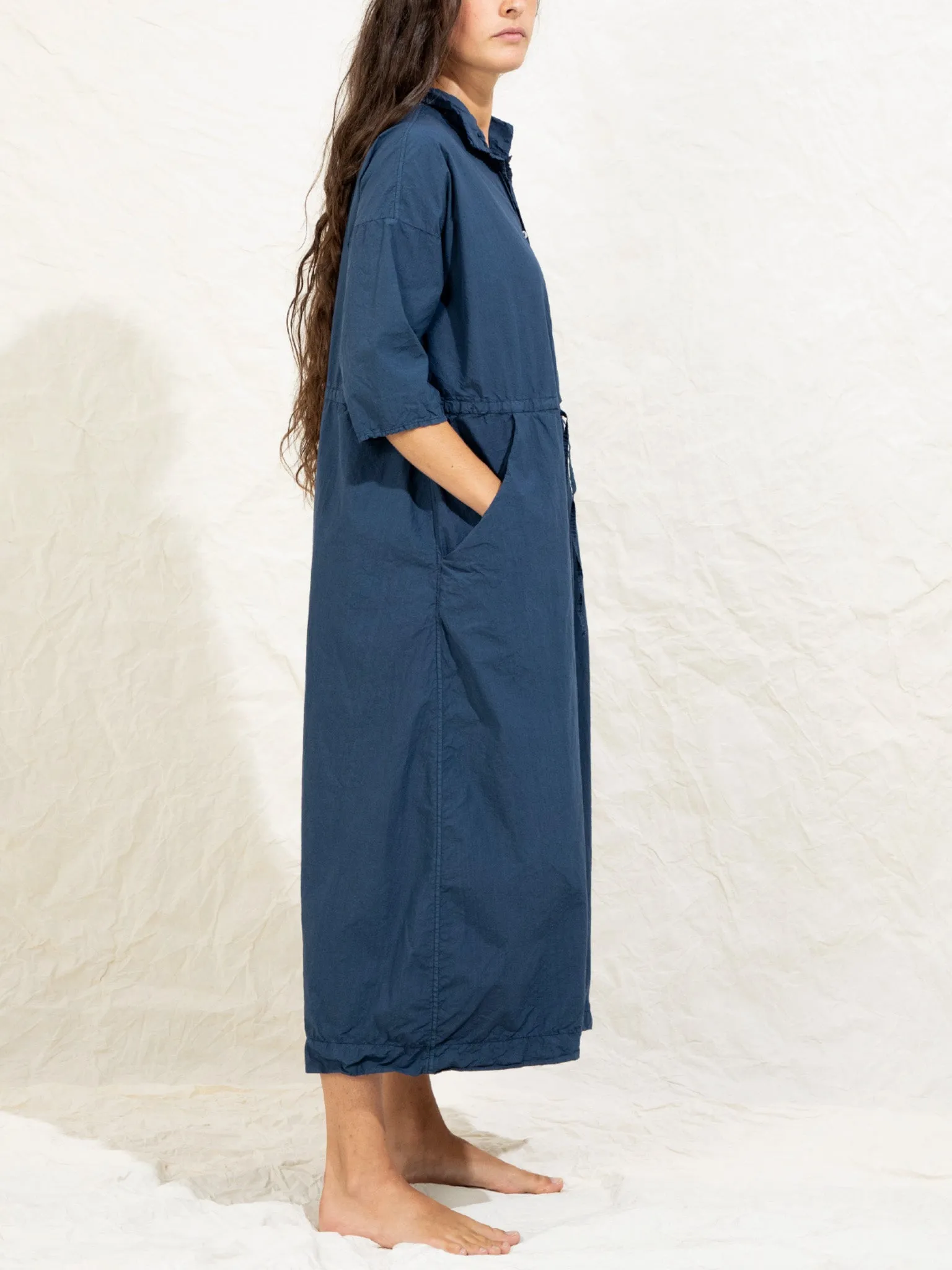 Collar Jumpsuit TC - Navy
