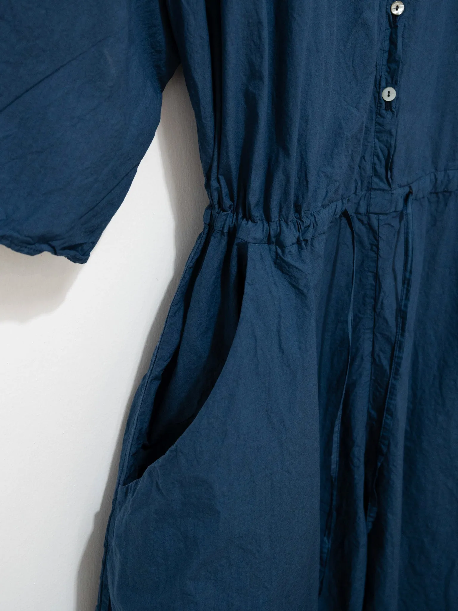 Collar Jumpsuit TC - Navy