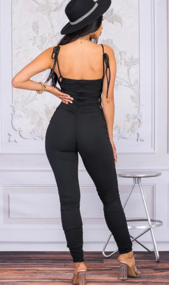 Crisscrossed Out Jumpsuit