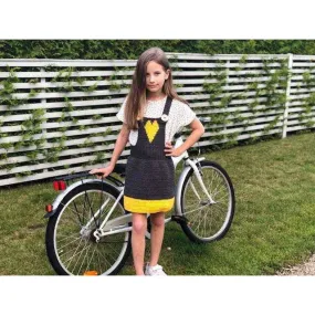 Crochet Pattern - Back To School Overall Skirt