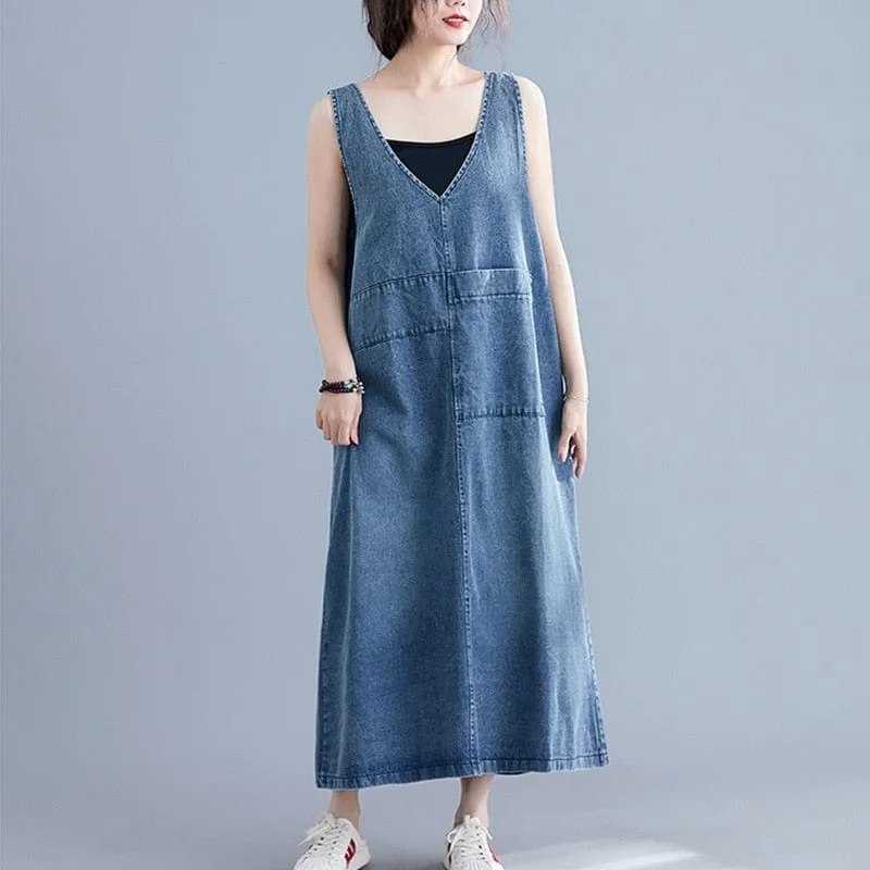Destiny Plus Size Overall Dress