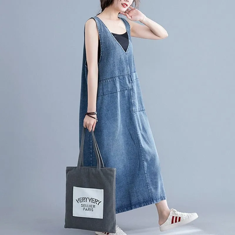 Destiny Plus Size Overall Dress