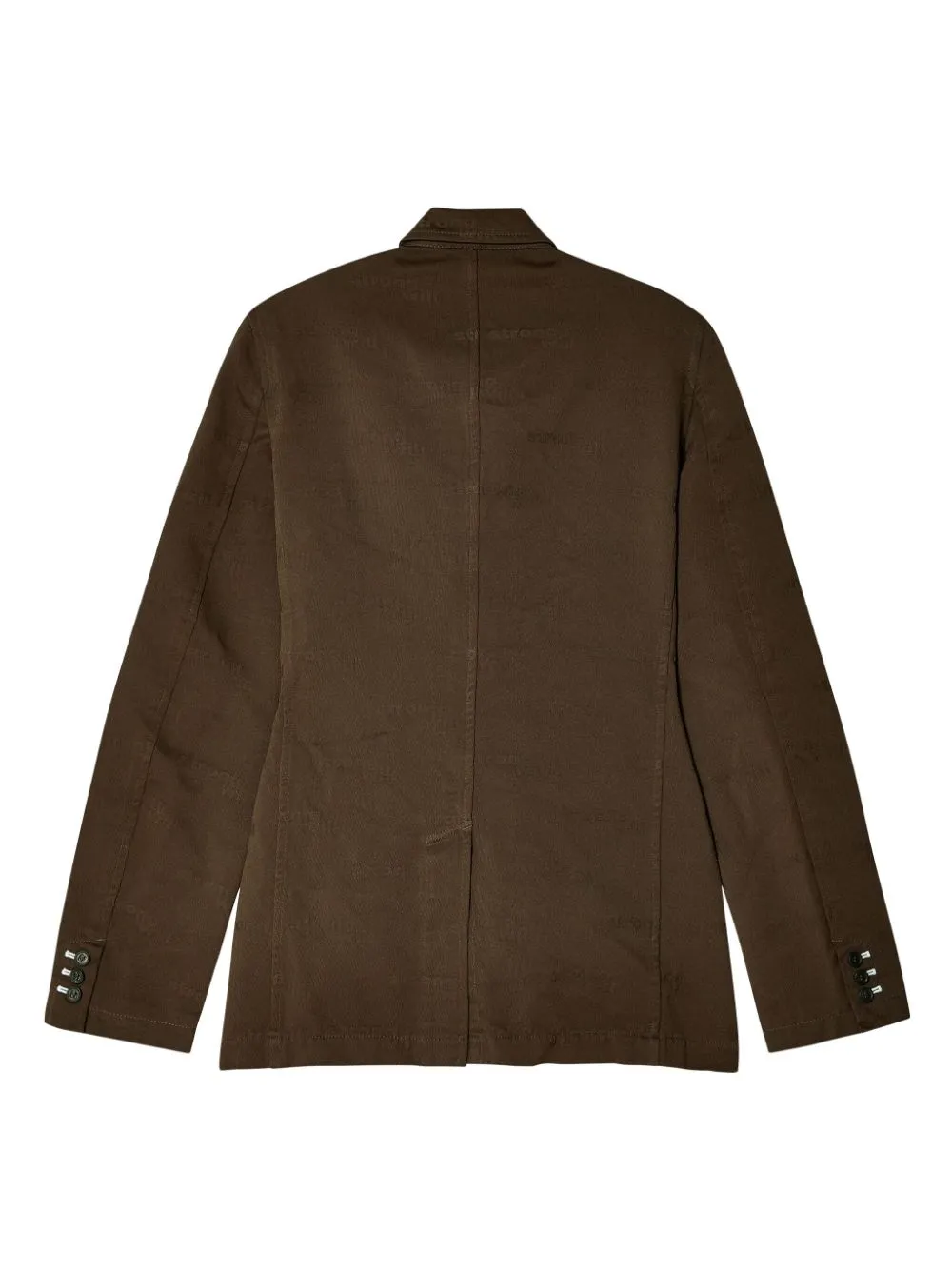 Embossed Strong Will Blazer
