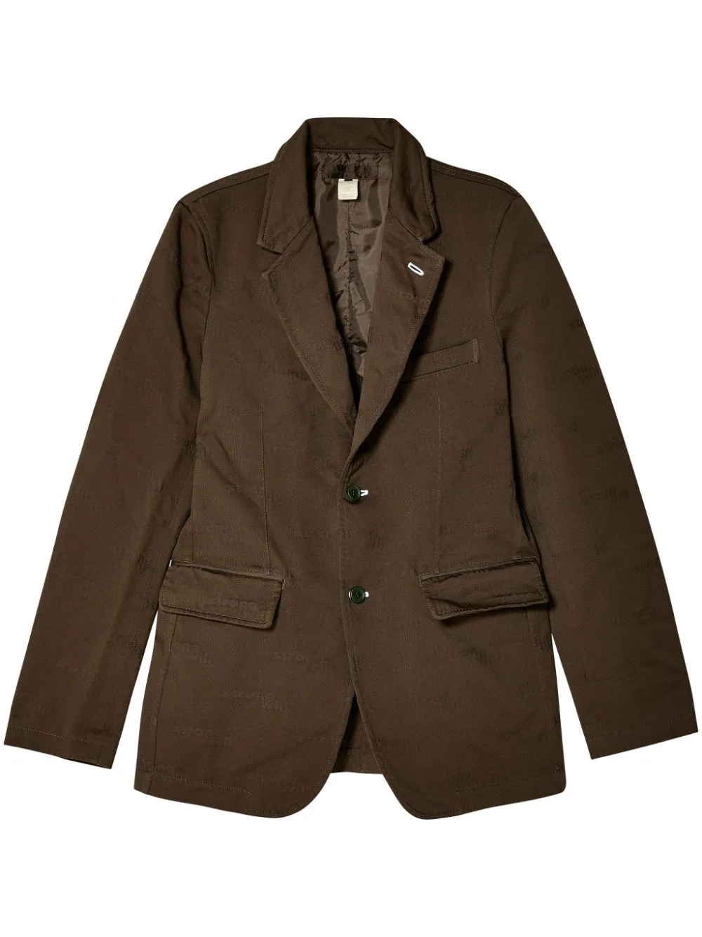Embossed Strong Will Blazer