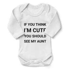 Endanzoo Organic Baby Bodysuit - My Aunt is Cute