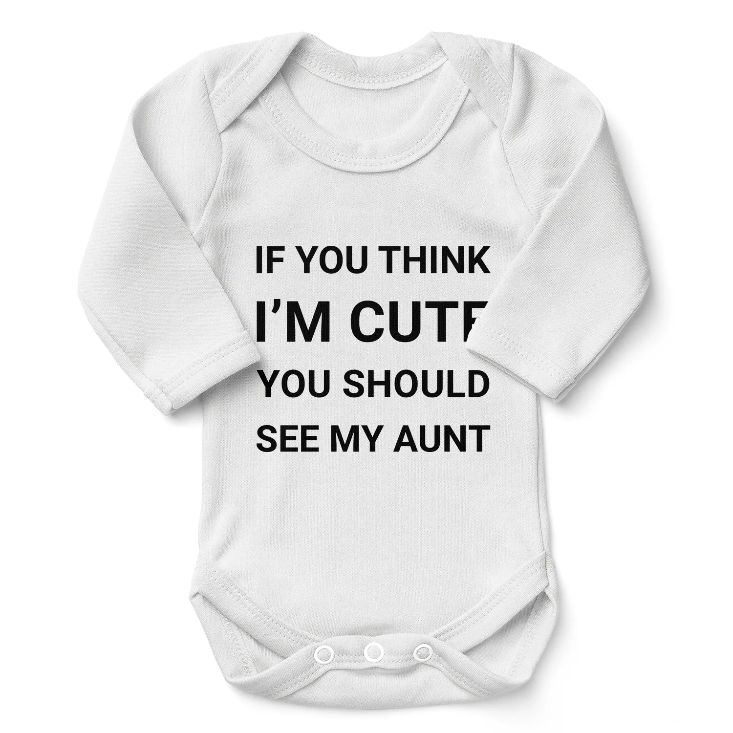 Endanzoo Organic Baby Bodysuit - My Aunt is Cute