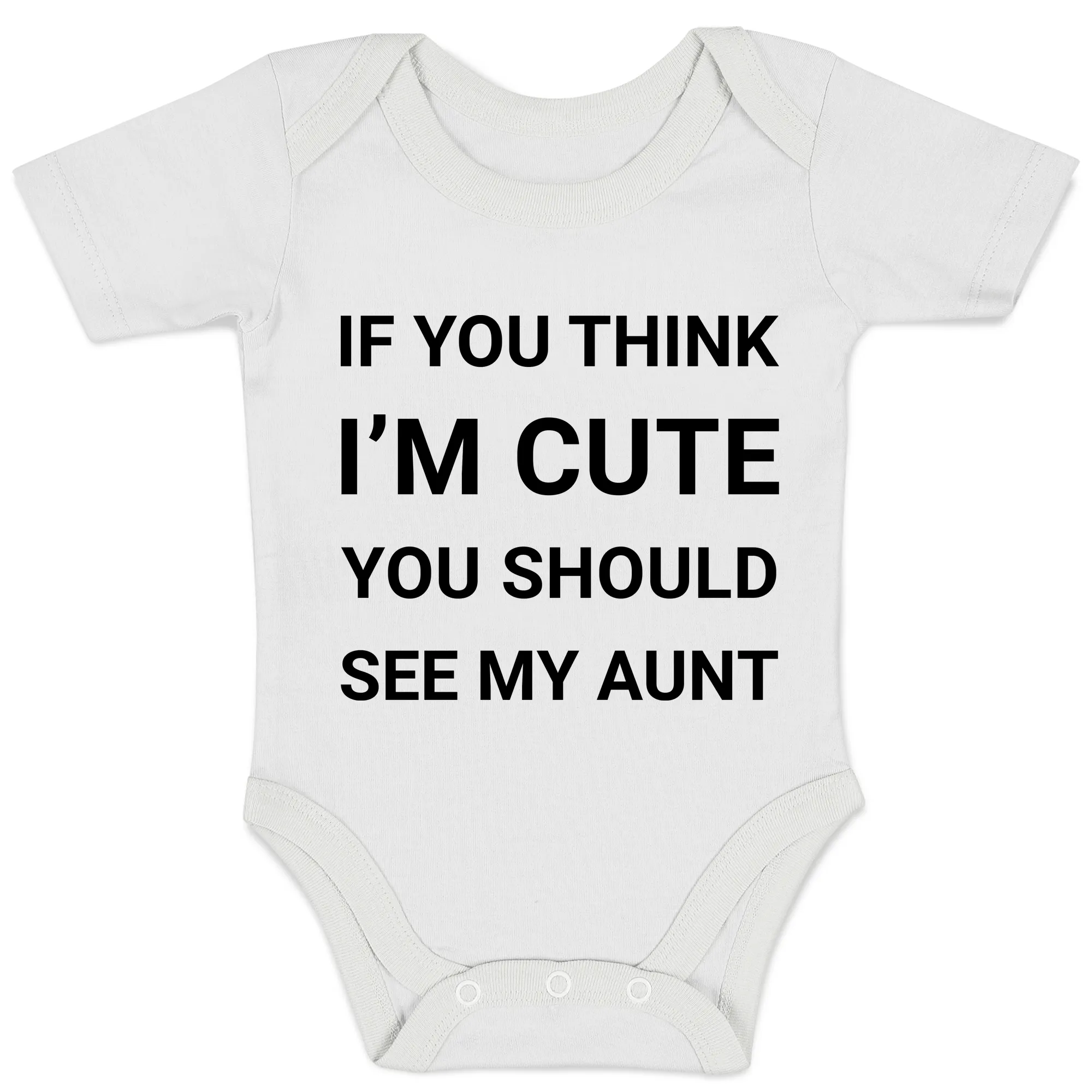 Endanzoo Organic Baby Bodysuit - My Aunt is Cute