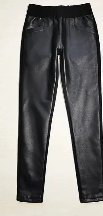Genuine Leather Sheepskin Pants Slim Fit