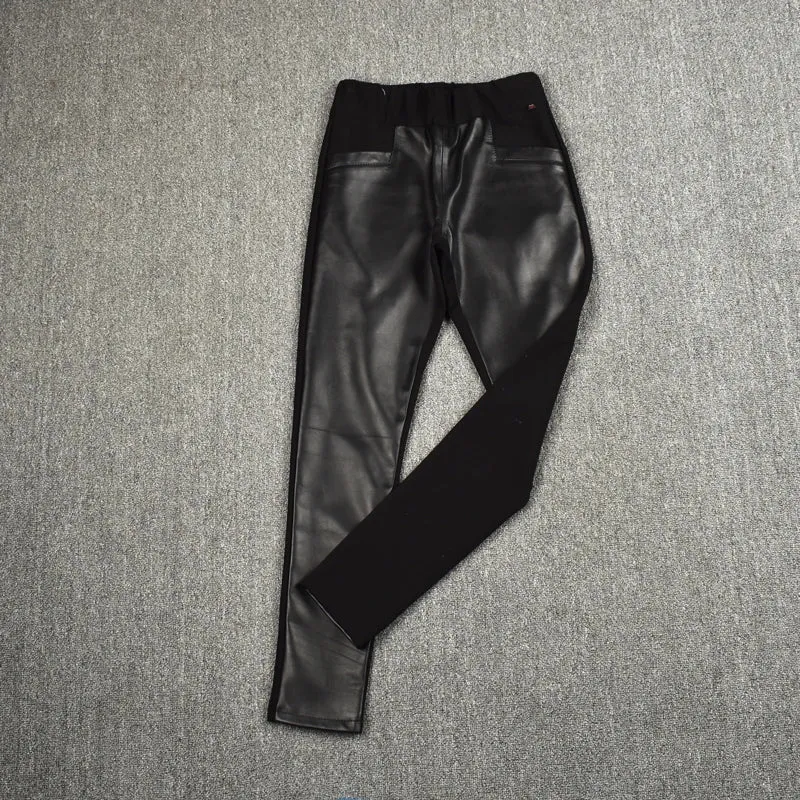 Genuine Leather Sheepskin Pants Slim Fit
